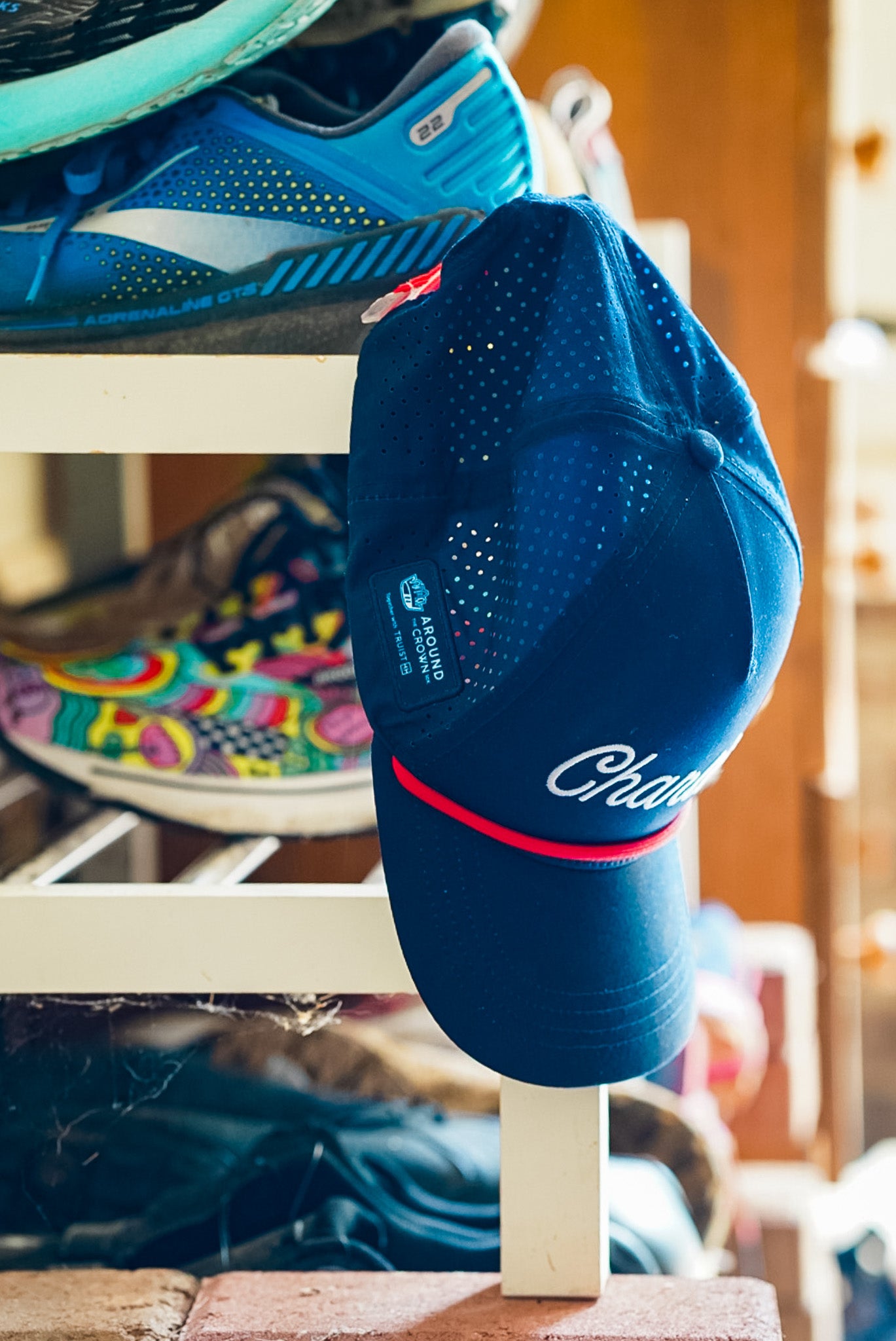 "Charlotte" Script Hat - Navy