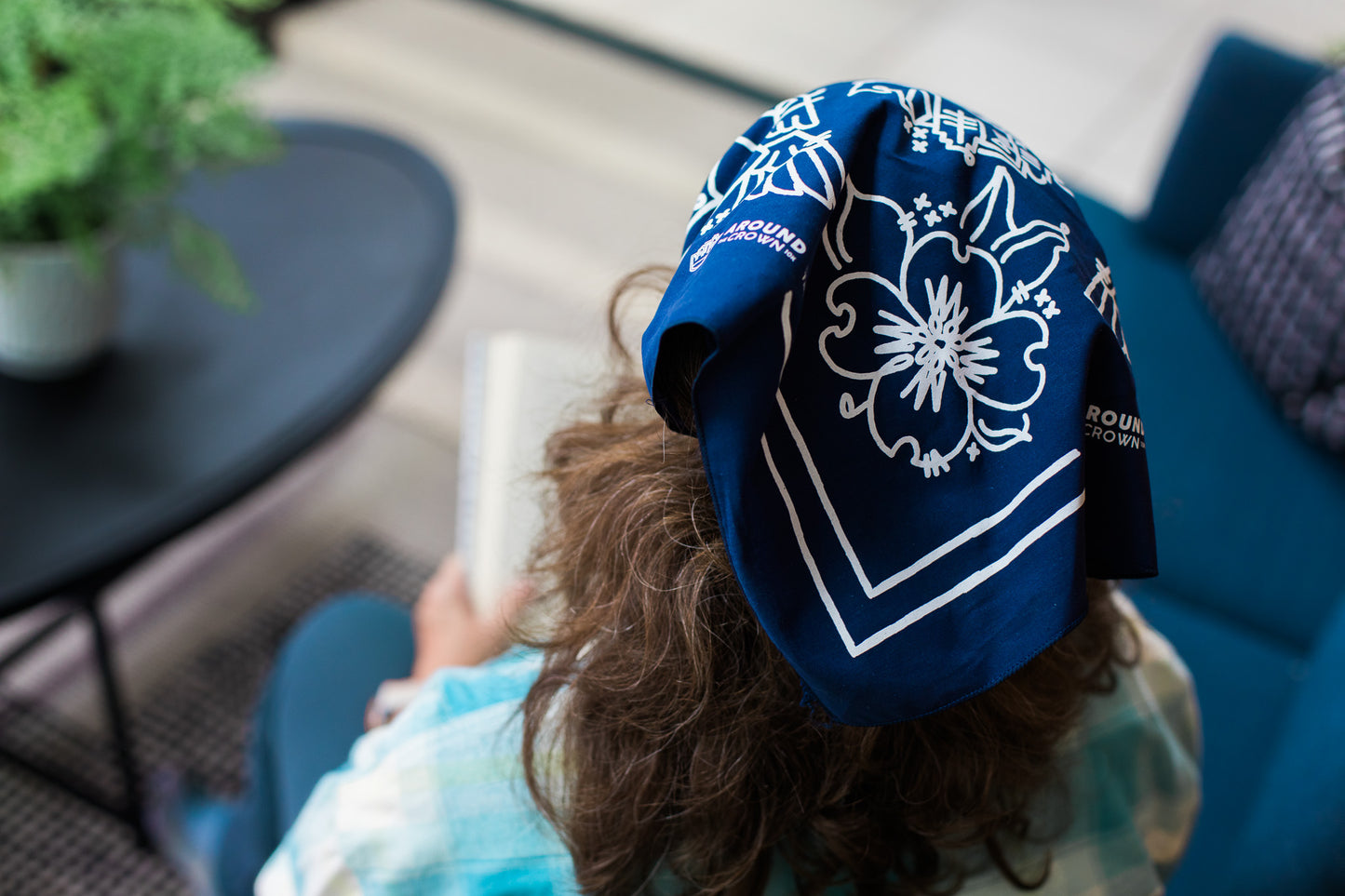 Navy Bandana