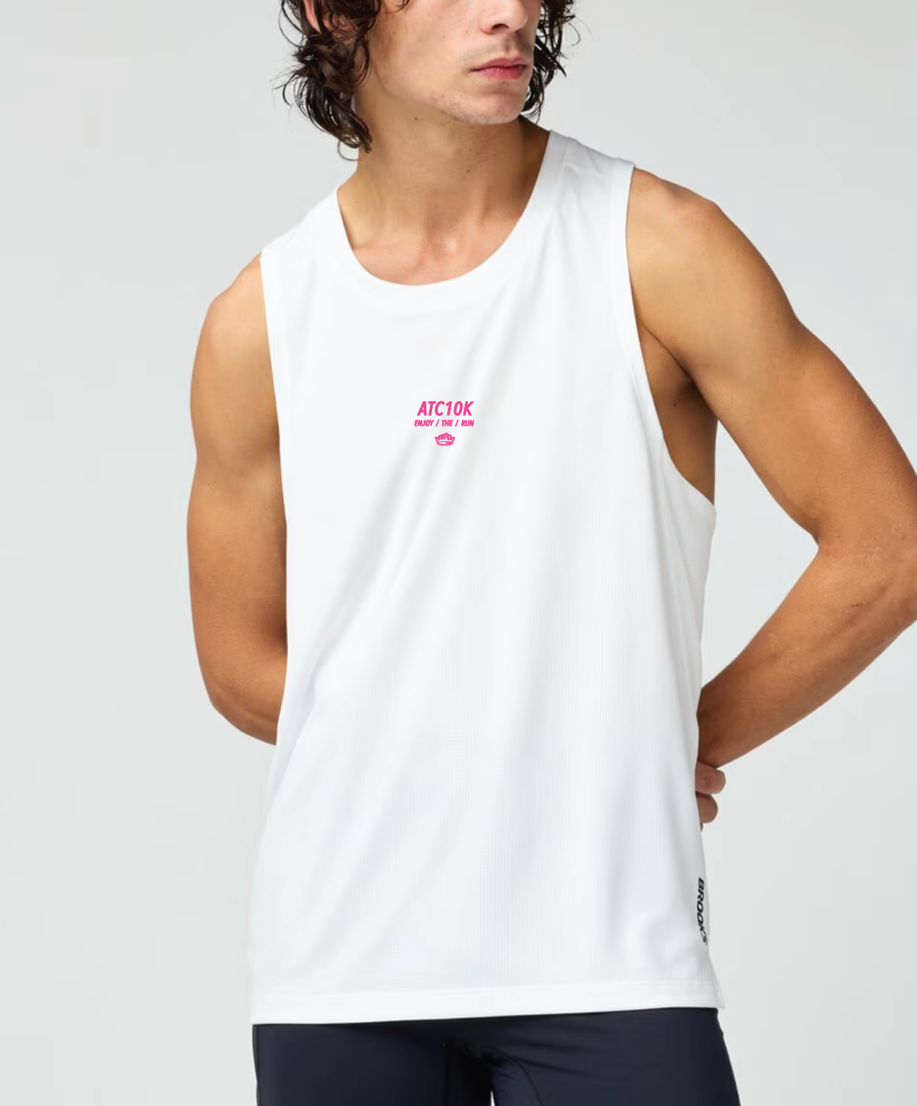 Men's Brooks Neon Pink Tank